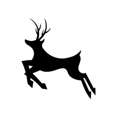 deer silhouette vector
