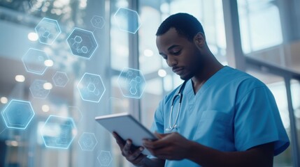 The Medical Professional with Tablet