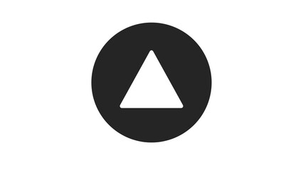 上 黒色 デザイン性の再生ボタン 矢印 方向 ナビゲート 記号 ロゴ