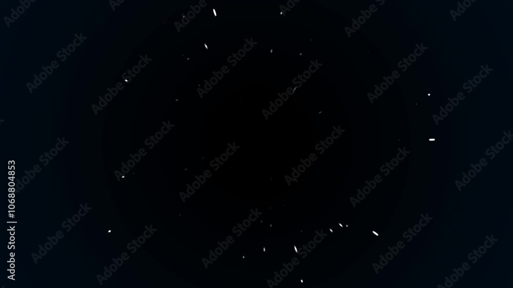 Poster illuminated nebula with dynamic motion and cosmic depth