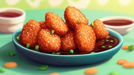 Delicious half fried Mendoan made with tempeh and flour batter served crispy and perfect for dipping in soy sauce