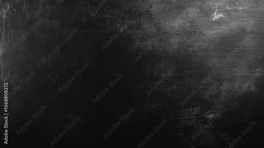 Poster blackboard texture on a wall with a dark background featuring ample copy space for text or graphics