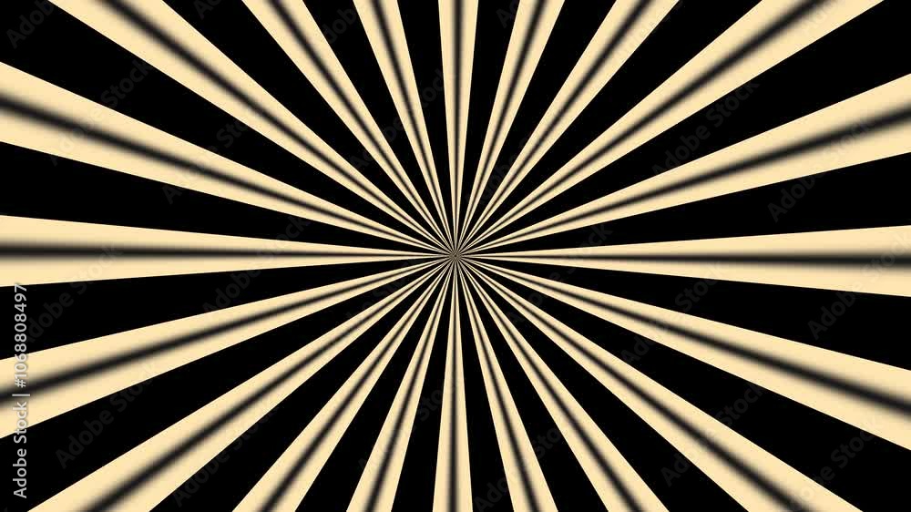 Poster sophisticated rotating light patterns with striped design