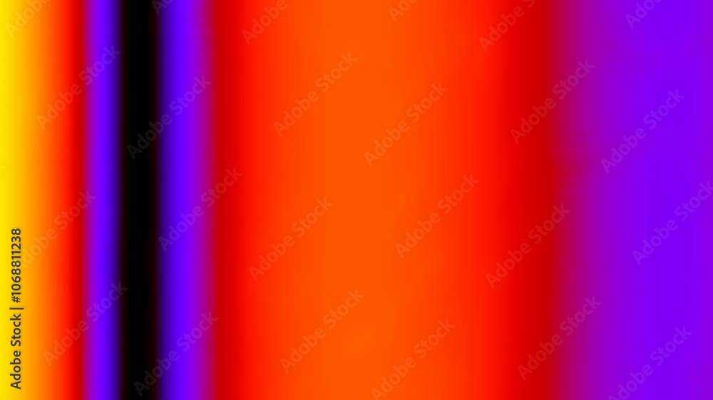 Poster vibrant columns of flame with infrared color transition effect