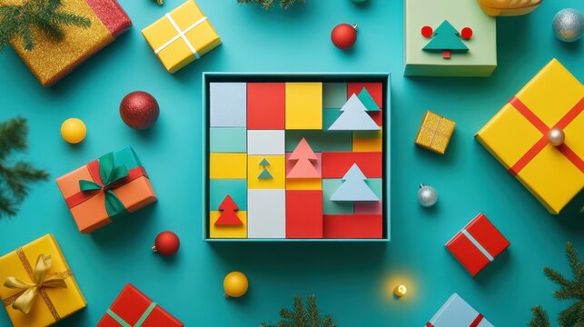 Explore the ultimate modern christmas gift guide featuring colorful boxes and creative ideas