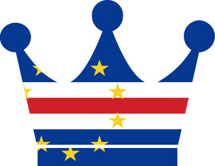 Premium Icon in Cape Verde Flag