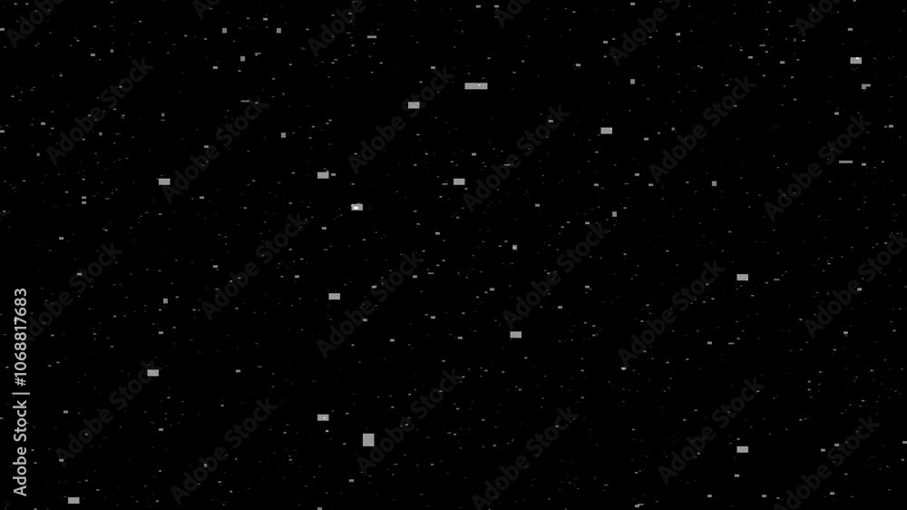 Poster dynamic cosmic nebula display with glowing elements