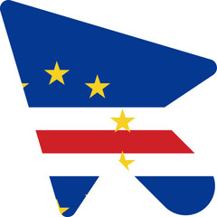 Cape Verde Flag On Curser