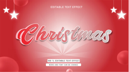 Editable Christmas Text Effect