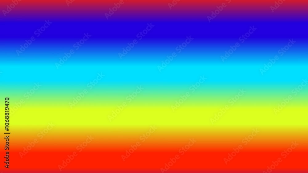 Aufkleber dynamic spectrum bars with fluid color transitions