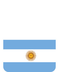 Argentina Flag on Gift Icon
