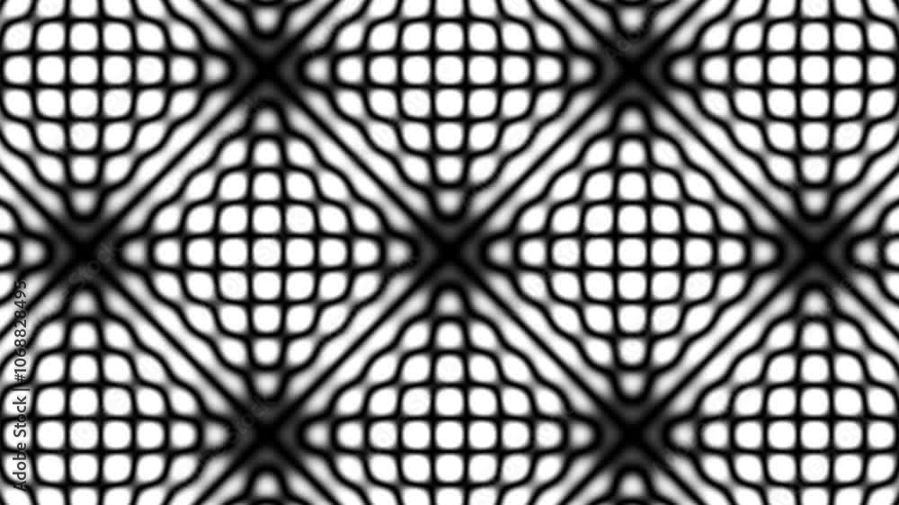 Poster smoothly shifting gradient patterns