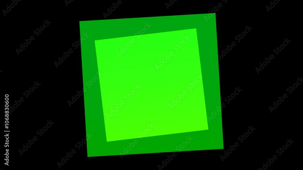 Poster subtle oscillating square box pattern