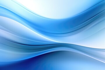 Naklejka premium Elegant Blue Abstract Wave Design