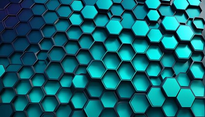 abstract blue background with hexagons
