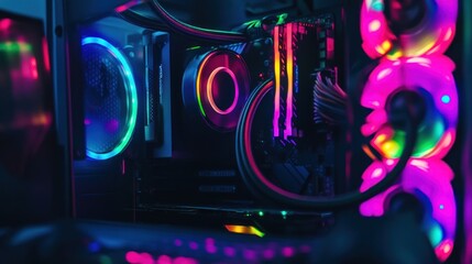 RGB Gaming PC Setup