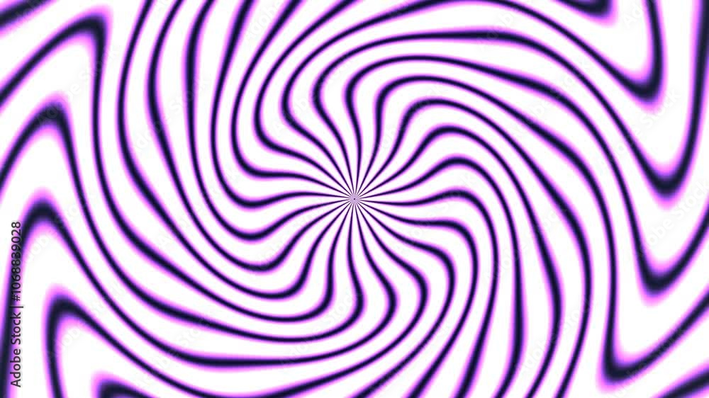 Poster dynamic spiral patterns with vibrant contrasts