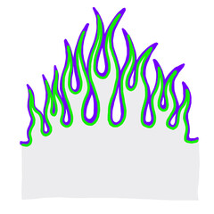 Flames design
