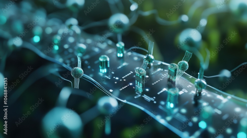 Aufkleber biochips embedded in organisms for real-time health monitoring