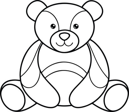 recommend clip art: Teddy bear line art , Cute teddy, teddy silhouette vector, design