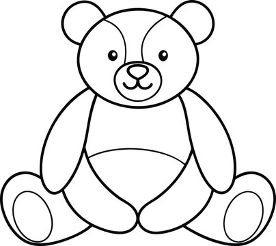recommend clip art: Teddy bear line art , Cute teddy, teddy silhouette vector, design