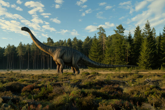 Dinosaure sauropode du genre Brachiosaurus