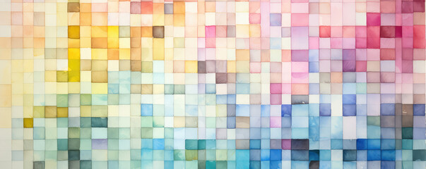 Spectrum Mosaic: Digital Art Abstract Backdrop