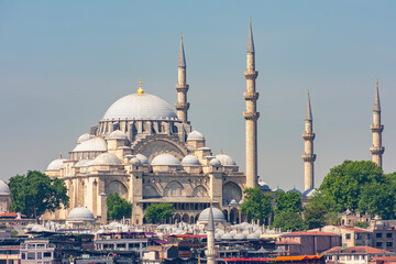 Suleymaniye mosque in Istanbul, Turkey