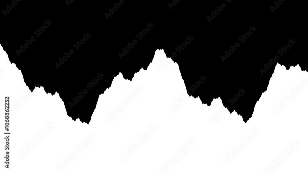 Poster smooth fractal motion graph chart