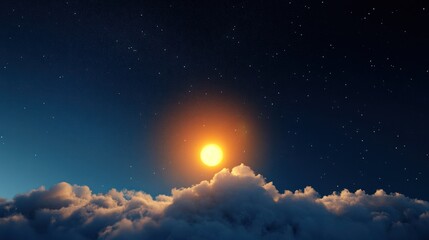 Sunrise Above Clouds