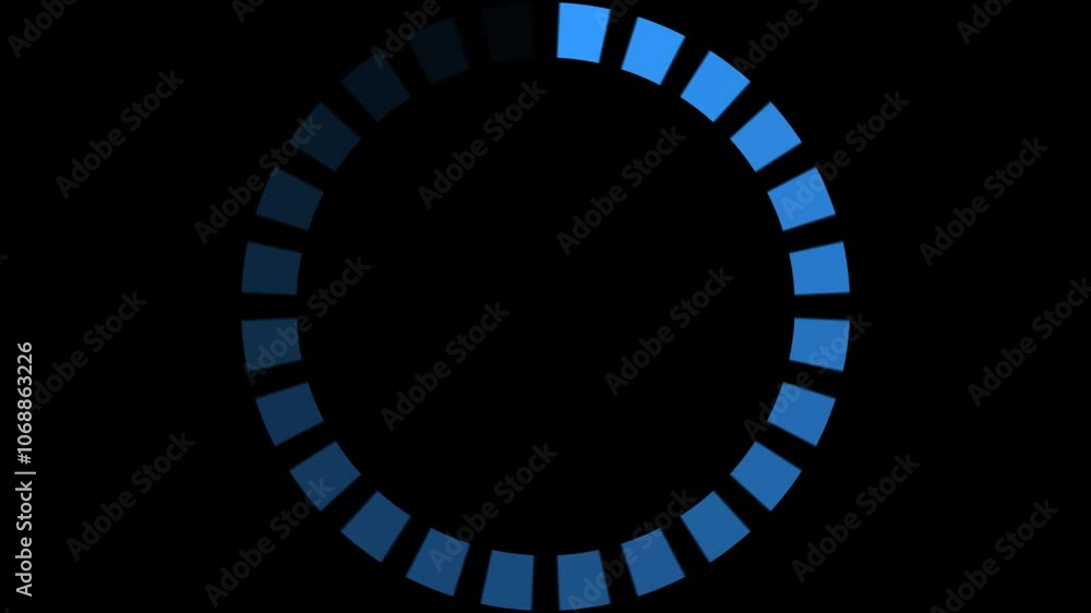 Poster smooth rotating ring progress bar