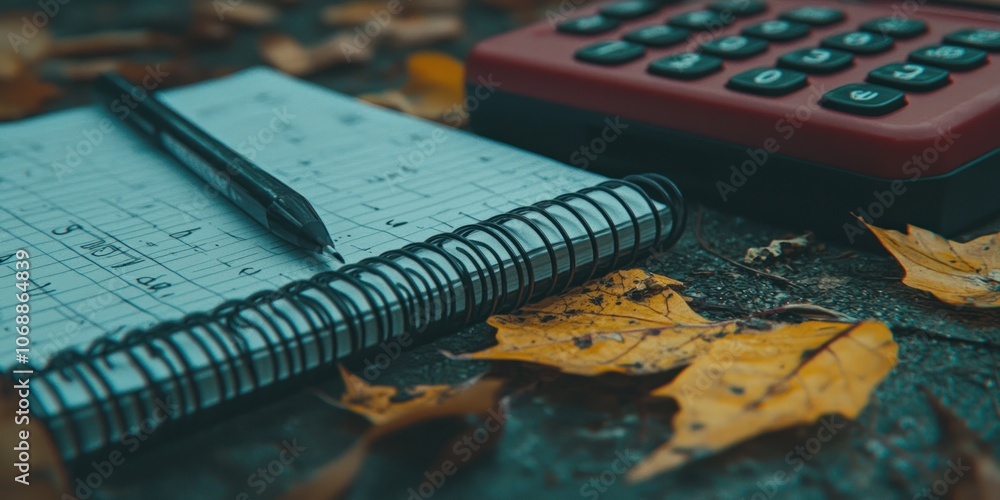 Poster create effective budget plans using notebooks and calculators
