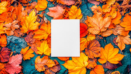 Empty White Objects Mockups with Fall - Autumn Environment - Logo and Graphics Placement