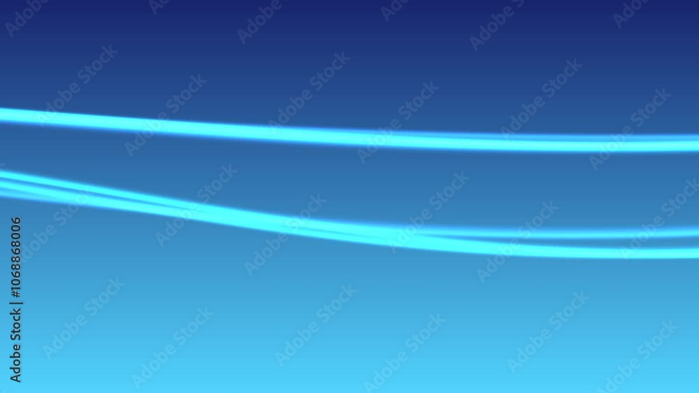 Poster dynamic blue wave patterns in fluid motion