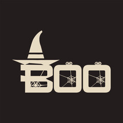 The boo crew Halloween t-shirt design