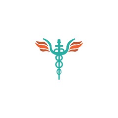 Medical symbol icon logo design