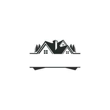recommend clip art: Roof and home logo vector . house icon