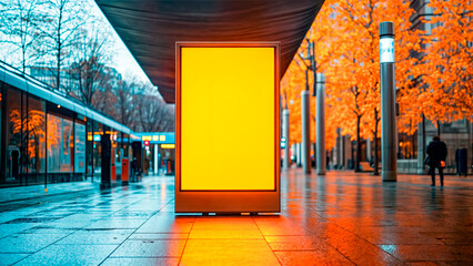 Empty White Objects Mockups with Fall - Autumn Environment - Logo and Graphics Placement