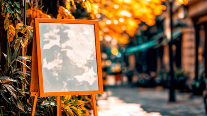 Empty White Objects Mockups with Fall - Autumn Environment - Logo and Graphics Placement