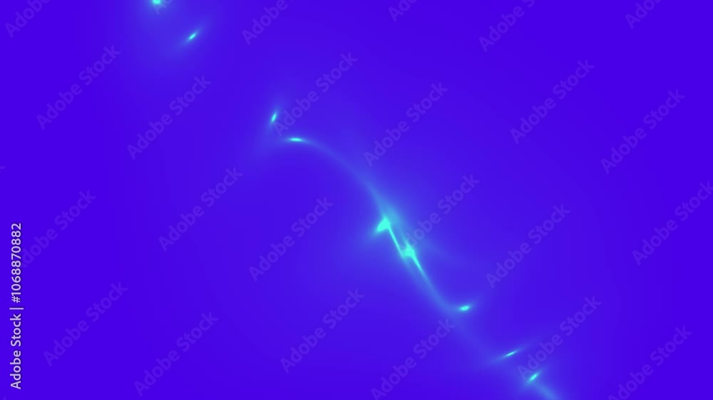 Poster dynamic ocean wave with pulsating bright lines