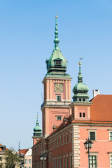 The Royal Castle in Warsaw, Poland. A state museum and a national historical monument. Royal residence. Old town.
