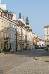 Street in the city center. Old Town. Warsaw, Poland. April 9, 2024.