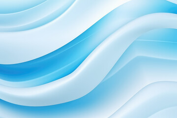 Fototapeta premium Blue and white abstract waves background