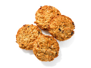 Oatmeal cookies with raisin