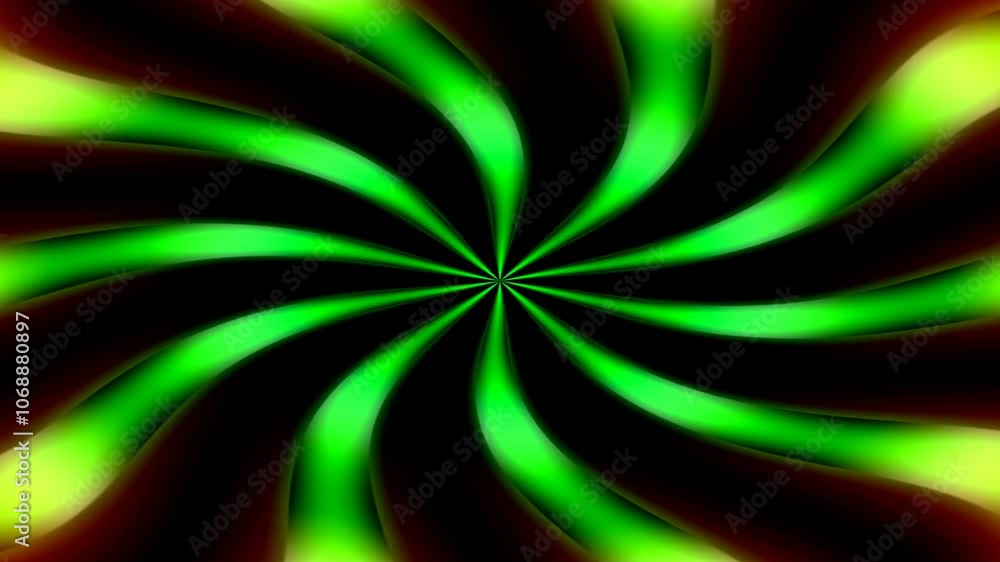 Poster smoothed twisted spirals with glimmering patterns