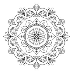 Mandala hand draw artwork