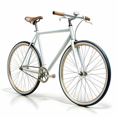 Obraz premium bike in white background