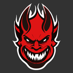 devil head mascot