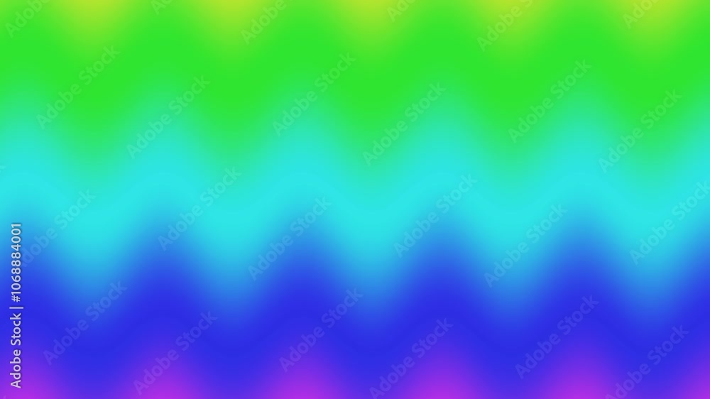 Poster vibrant wavy patterns in a colorful digital grid