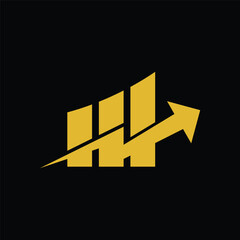 Business finance professional logo template